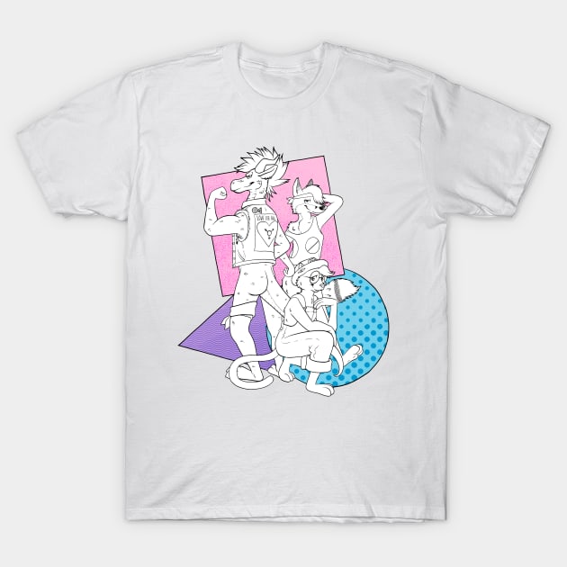 Trans pride punks T-Shirt by DangerFox